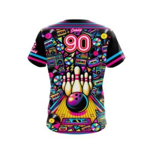 Alternative view of 90s Bowling Semi-Custom CoolWick Bowling Jersey