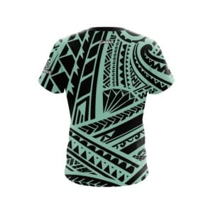 Alternative view of Aqua Tribe Semi-Custom CoolWick Bowling Jersey
