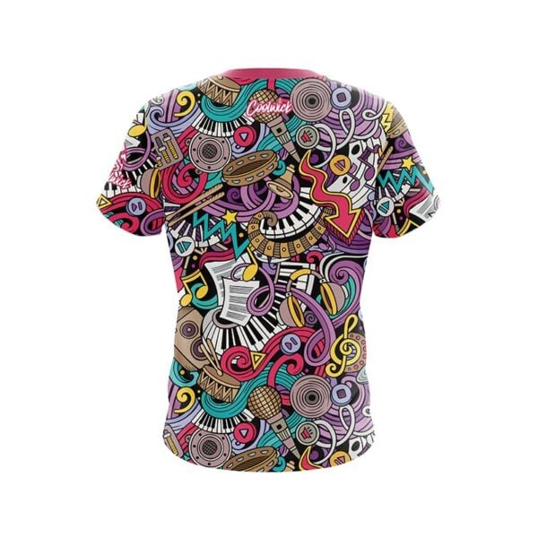 Music Groove Semi-Custom CoolWick Bowling Jersey - Image 2