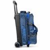 Epic 3 Ball Triple Superior Black Blue Plaid Bowling Bag - Image 2