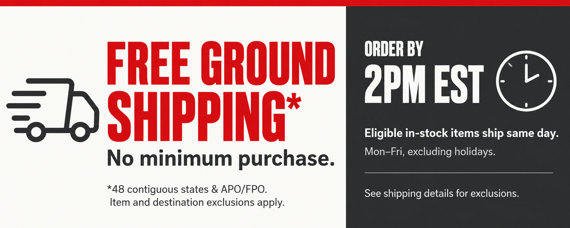 Free Shipping Banner
