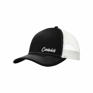 CoolWick CoolWick Snapback Trucker Bowling Hat - Black/White