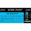 CoolWick leggings size chart