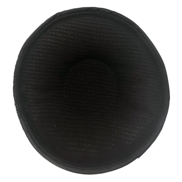 CtD BAM Velocity bowling ball cleaning pad in black, microfiber side