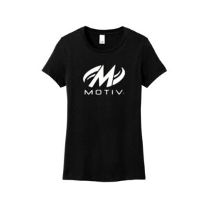 Motiv CoolWick Women's Perfect Weight Bowling T-Shirt - Jet Black