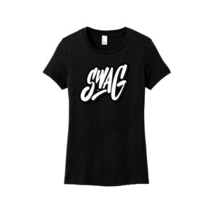 Swag CoolWick Women's Perfect Weight Bowling T-Shirt - Jet Black