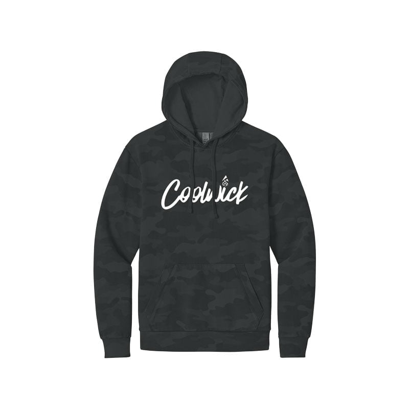 CoolWick CoolWick Camo Wash Men's Bowling Pullover Hoodie - Black