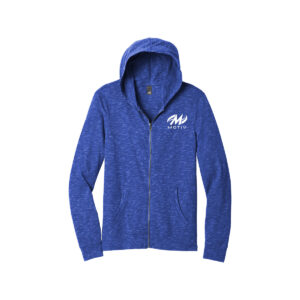 Motiv CoolWick Medal Full-Zip Bowling Hoodie - Deep Royal
