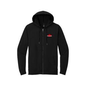 Brunswick CoolWick District Featherweight Full Zip Bowling Hoodie - Black