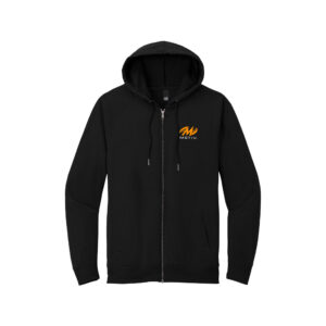 Motiv CoolWick District Featherweight Full Zip Bowling Hoodie - Black