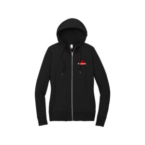 Brunswick CoolWick Women's District Featherweight Full Zip Bowling Hoodie - Black