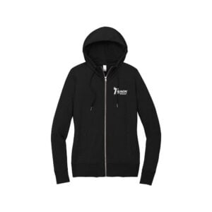 Track CoolWick Women's District Featherweight Full Zip Bowling Hoodie - Black