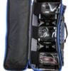 Epic 3 Ball Triple Superior Black Blue Plaid Bowling Bag - Image 5