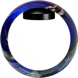 Cutaway view of the Epic Cobalt Swirl Be Epic Bowling Ball showing its pancake core