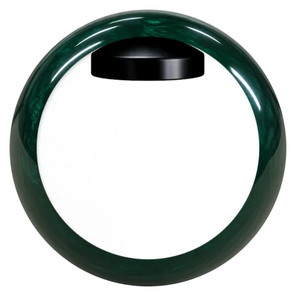 Cutaway view of the Epic Emerald Be Epic Bowling Ball showing its pancake core
