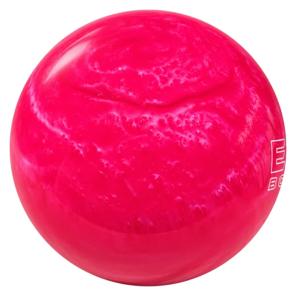 Epic Hot Pink Be Epic bowling ball with the Epic Bowling logo at the right edge