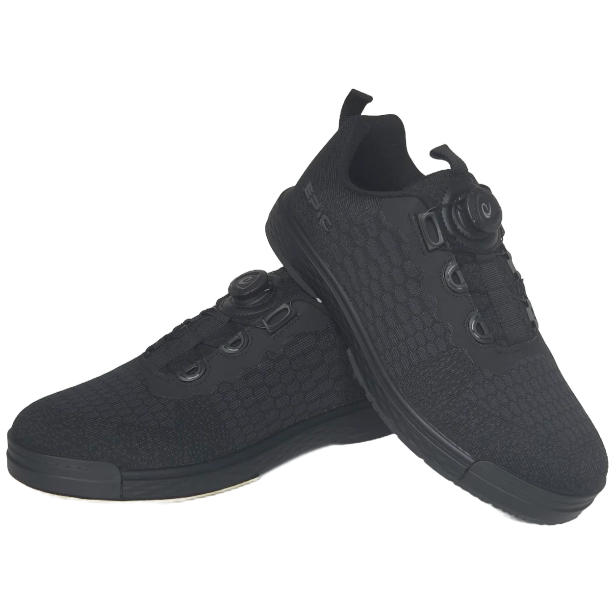 Epic Men's Odin Dial Black Knit Right Hand Bowling Shoes