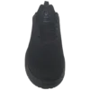 Toe-on front view of an Epic Odin Dial Black Knit right hand bowling shoe, looking down at the dial on top of the foot.