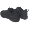 Pair of Epic Odin Dial Black Knit right hand bowling shoes from the rear three-quarter angle on the opposite side, showing the Epic logo.