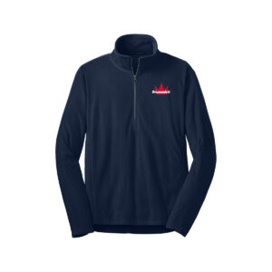 Brunswick CoolWick Men's Microfleece 1/2-Zip Bowling Pullover - True Navy