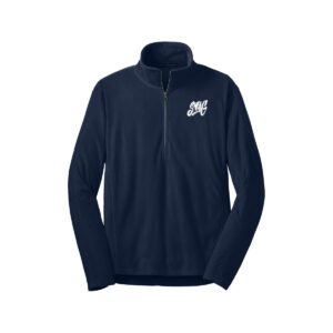 Swag CoolWick Men's Microfleece 1/2-Zip Bowling Pullover - True Navy
