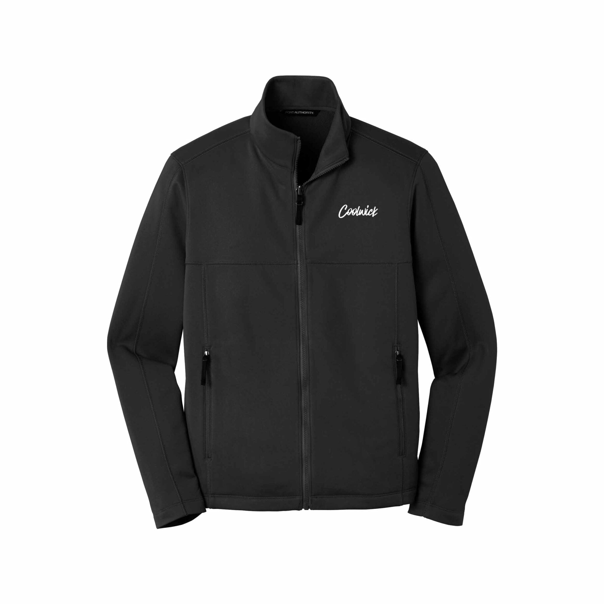 CoolWick CoolWick Men's Smooth Fleece Bowling Jacket - Black