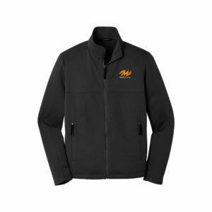 Motiv CoolWick Men's Smooth Fleece Bowling Jacket - Black