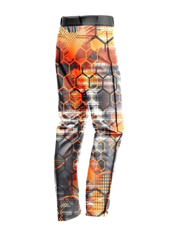 Fire Honeycomb CoolWick Bowling Pants