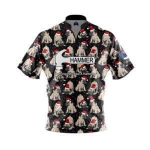 Hammer Santa's Pugs Rocket Bowling Jersey