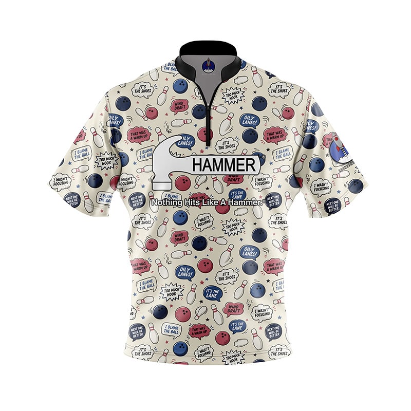 Hammer The Excuse Shirt Rocket Bowling Jersey