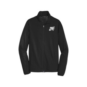 Swag CoolWick Men's Active Soft Shell Bowling Jacket - Deep Black