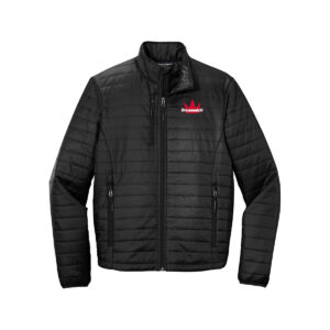 Brunswick CoolWick Men's Packable Puffy Bowling Jacket - Deep Black