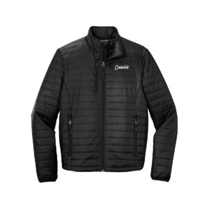 CoolWick CoolWick Men's Packable Puffy Bowling Jacket - Deep Black