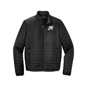 Swag CoolWick Men's Packable Puffy Bowling Jacket - Deep Black
