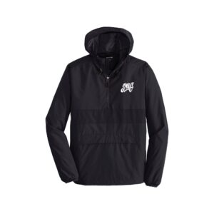 Swag CoolWick Zipped Pocket Anorak Hoodie Pullover - Black