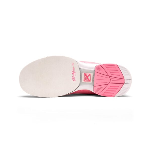 KR Strikeforce TPC Hype LT Pink Mesh LE bowling shoes, outsole and slide sole
