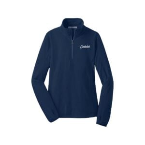 CoolWick CoolWick Women's Microfleece 1/2-Zip Bowling Pullover - True Navy