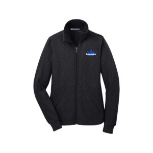 Brunswick CoolWick Women's Slub Fleece Bowling Jacket - Black