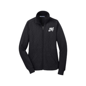 Swag CoolWick Women's Slub Fleece Bowling Jacket - Black