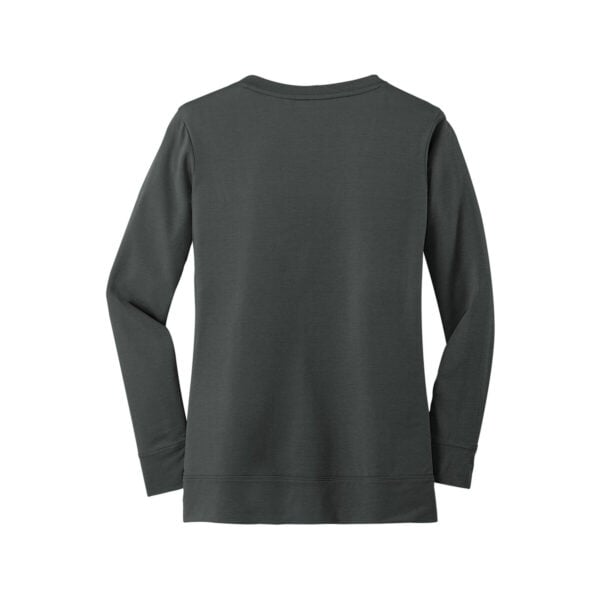 CoolWick Women's Concept Bowling Cardigan back - Grey Smoke