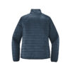 CoolWick Women's Packable Puffy Bowling Jacket back - Regatta Blue/ River Blue Navy