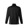 CoolWick Colorblock Quarter-Zip Bowling Pullover back - Black/Dark Charcoal