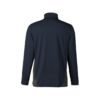 CoolWick Colorblock Quarter-Zip Bowling Pullover back - Dark Navy/Dark Charcoal