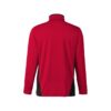 CoolWick Colorblock Quarter-Zip Bowling Pullover back - Red/Black