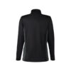 CoolWick Women's Colorblock Quarter-Zip Bowling Pullover back - Black/Dark Charcoal