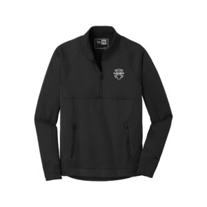 Hammer Black Widow CoolWick New Era Venue Fleece 1/4-Zip Bowling Pullover - Black