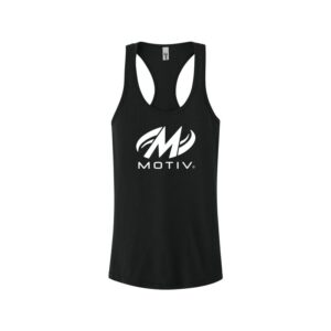 Motiv CoolWick Women's Racerback Bowling Tank Top - Black