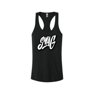 Swag CoolWick Women's Racerback Bowling Tank Top - Black