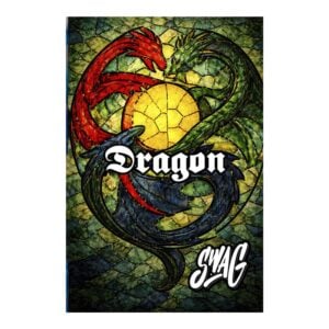 SWAG Dragon Stained Glass Bowling Towel