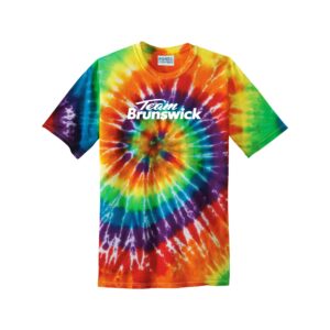 Brunswick CoolWick Men's Tie Dye Bowling T-Shirt - Rainbow